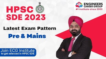 HPSC SDE NEW EXAM PATTERN || HPSC SDE New Syllabus || HPSC SDE Exam Date