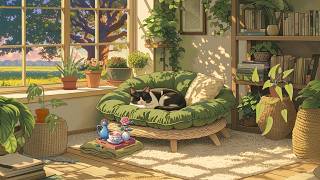 Cat's summer corner 🍃🐾 relaxing lofi radio for deep focus &amp; calm mind