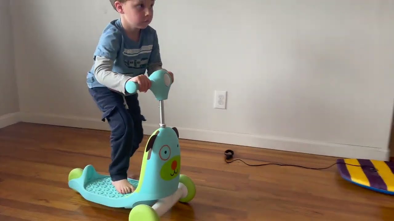 Skip Hop 3-in-1 Baby Activity Push Walker to Toddler Scooter Review!- Let Sterling Play