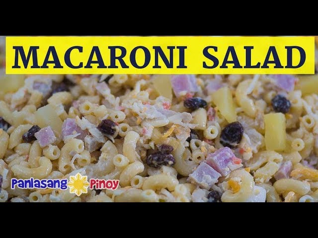Christmas Chicken and Ham Macaroni Salad | Panlasang Pinoy