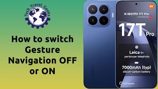 How to turn gesture navigation OFF or ON on the XIAOMI 17T Pro #HowTo #xiaomi #BackButton