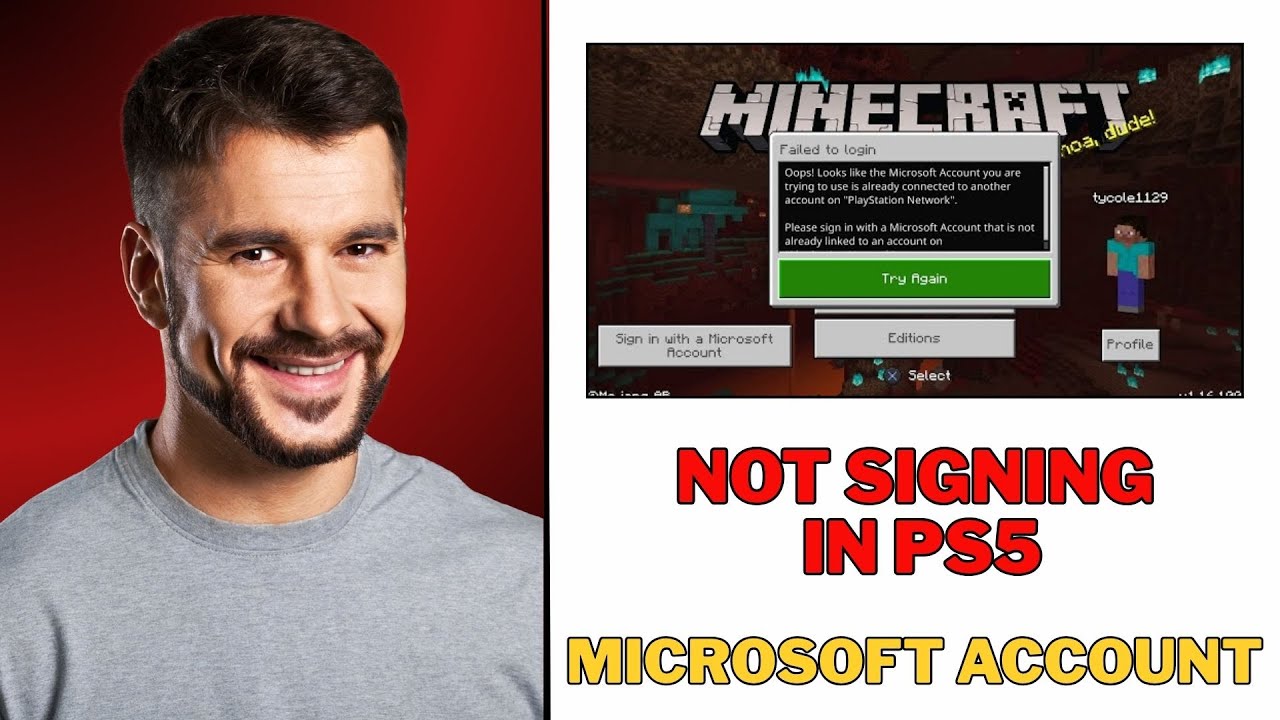 How to Fix Minecraft Microsoft Account Not Signing In on PS5 (2025 ...