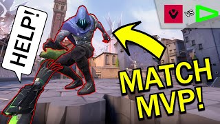 THIS Controller SAVED a DYING Team!  Pro VALORANT Breakdown | SEN vs. LOUD