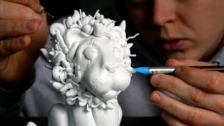 Sculpting an ART TOY like a PRO (full process)