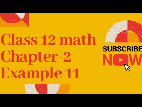 Class 12 math chapter 2 example 11 II inverse trigonometry function example 11