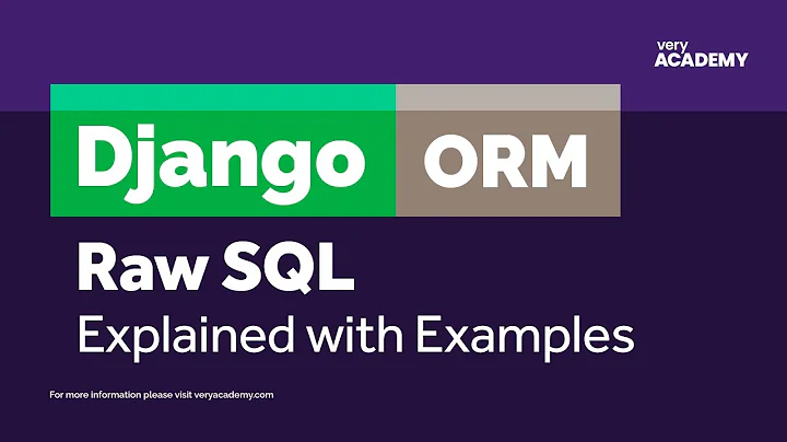 Django ORM - Performing raw SQL queries