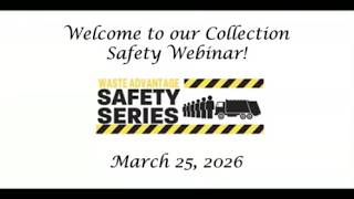 Collection Safety Webinar March 25 2026