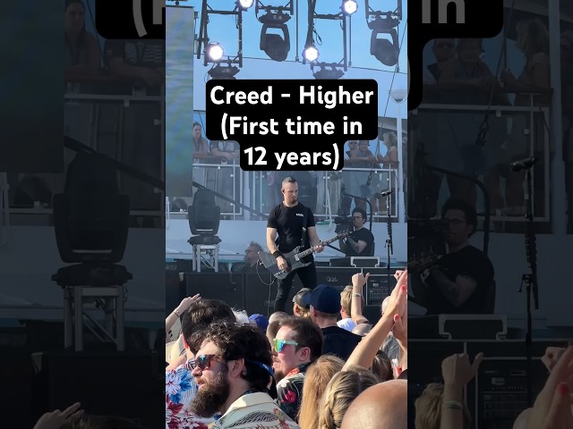 Creed - Higher (Reunion Show) #creed #rockmusic #bands #music class=