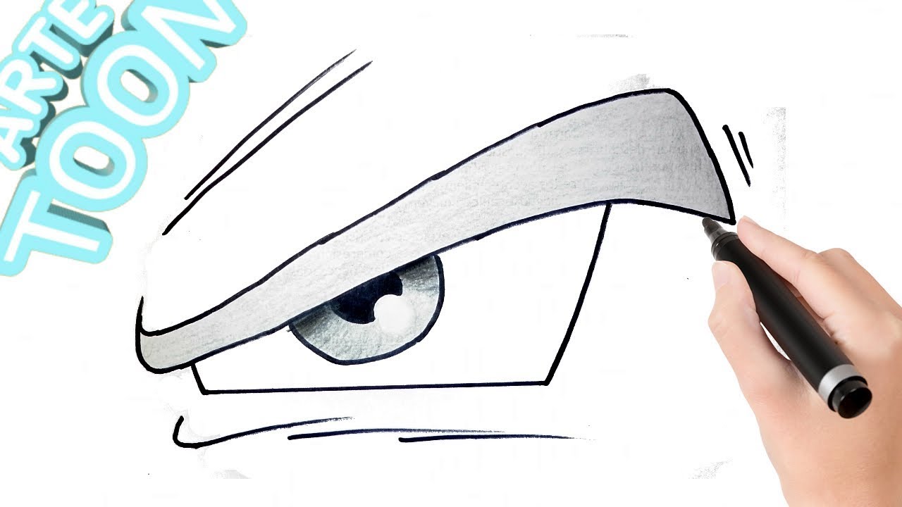 Como dibujar el Ojo de Goku Ultra instinto de Dragon Ball Super paso a paso  - YouTube