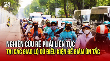 Nghiên cứu rẽ phải liên tục tại các giao lộ đủ điều kiện để giảm ùn tắc | VTV24