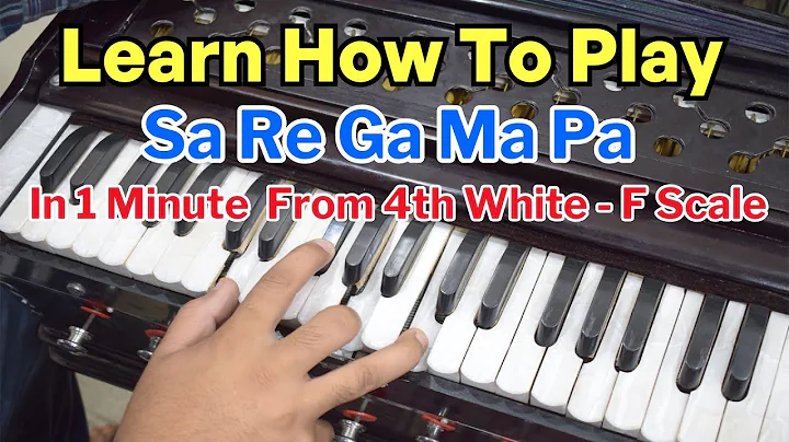 Learn How To Play Sa Re Ga Ma Pa | 4th White Scale | Harmonium Tutorial | #harmoniumguru