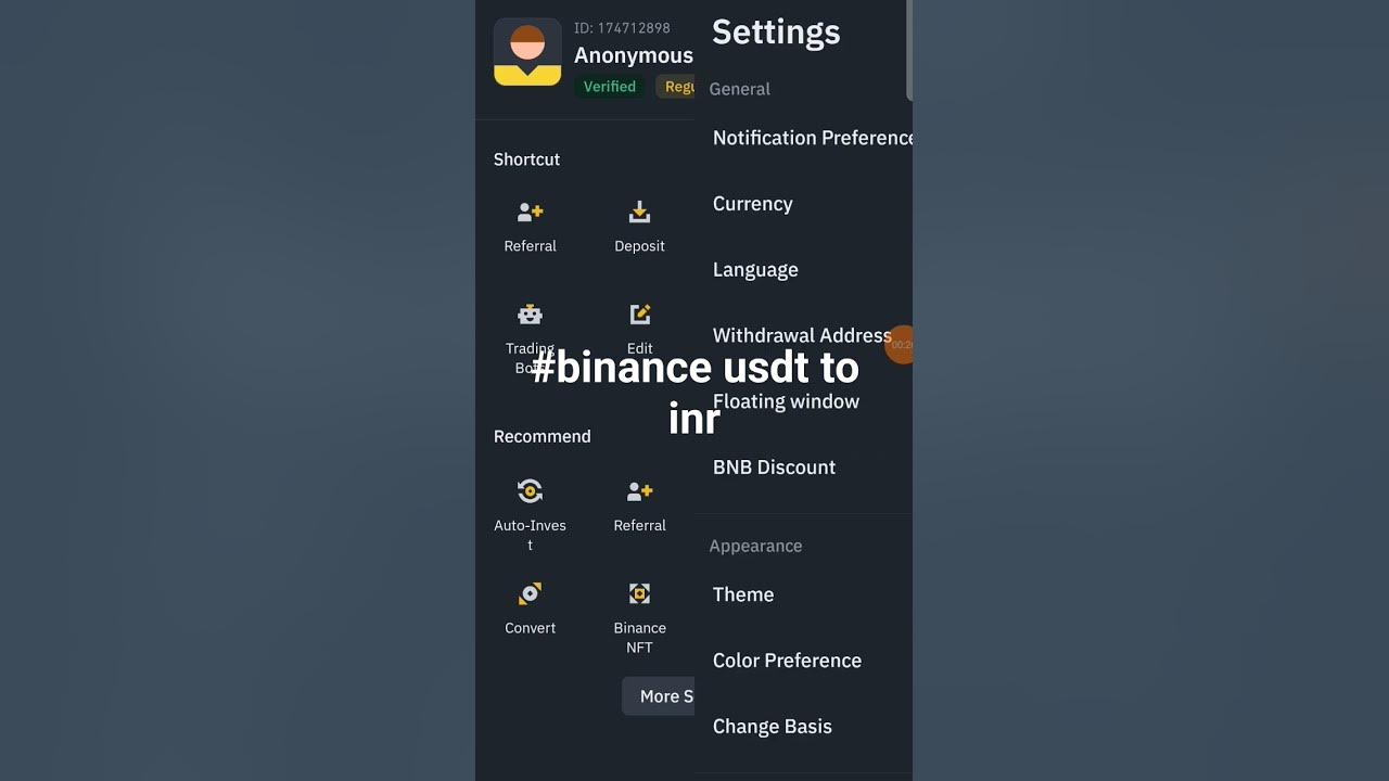 binance-show-usdt-in-inr-binance-usdt-crypto-rupees-india-youtube