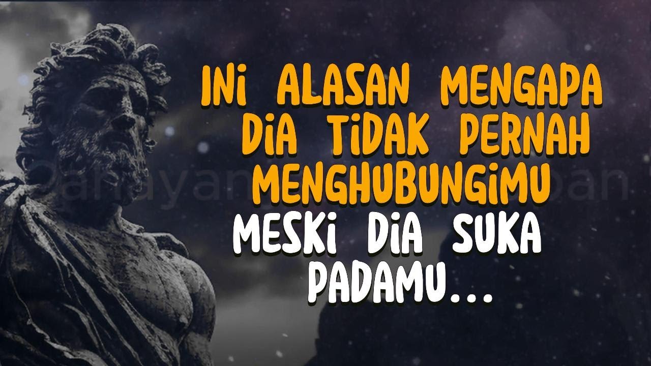 Kenapa Dia Tidak Pernah Menghubungi Kamu, Meski Sebenarnya Dia Suka? Stoikisme