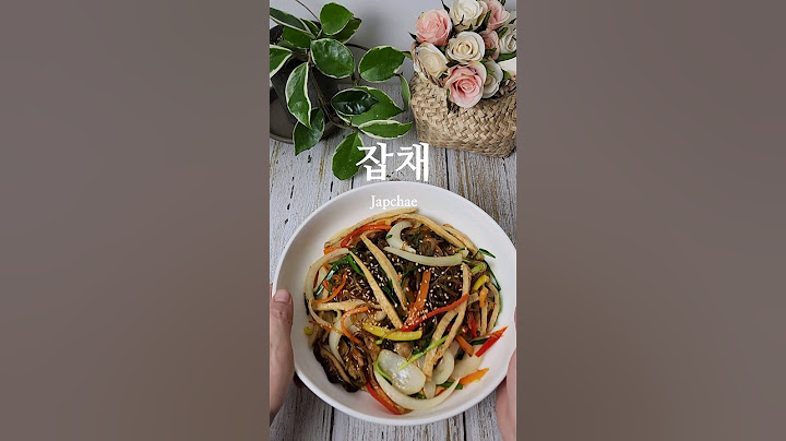 잡채가 이렇게 쉬웠나??🫢 #잡채 #잡채레시피 #shorts
