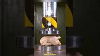 Hydraulic press Satisfying Chicken crush #shortvideos #hydraulicpress #satisfying #chicken