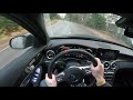 Mercedes C43 AMG POV Test Drive (Покатушки #2), наваливаю на AMG/ crazy riding on AMG