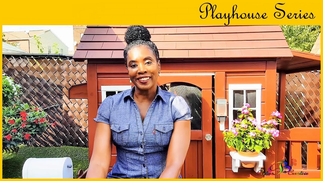 Outdoor Cedar PLAYHOUSE Roof Repair DIY Replacement Part Easy HowTo