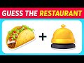 Guess the Fast Food Restaurant by Emoji? 🍔🍕 Food Emoji Quiz