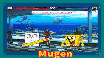 Mugen : Doodlebob Vs Spongebob (Request)
