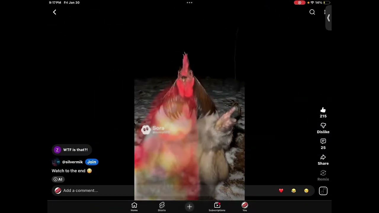 The chicken pisses!? Watch the end for a surprise 