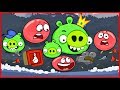 ОГО ! КРАСНЫЙ ШАРИК в Bad Piggies ! Строим Крутые Постройки ! Веселая игра   !