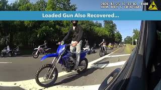 3 Arrested After 200-Vehicle Suffolk Street Takeover, Loaded Gun Found