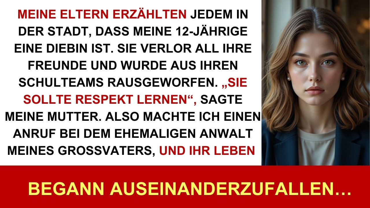 Meine Eltern nannten meine 12-Jährige eine Diebin; danach verlor sie alle Freunde…