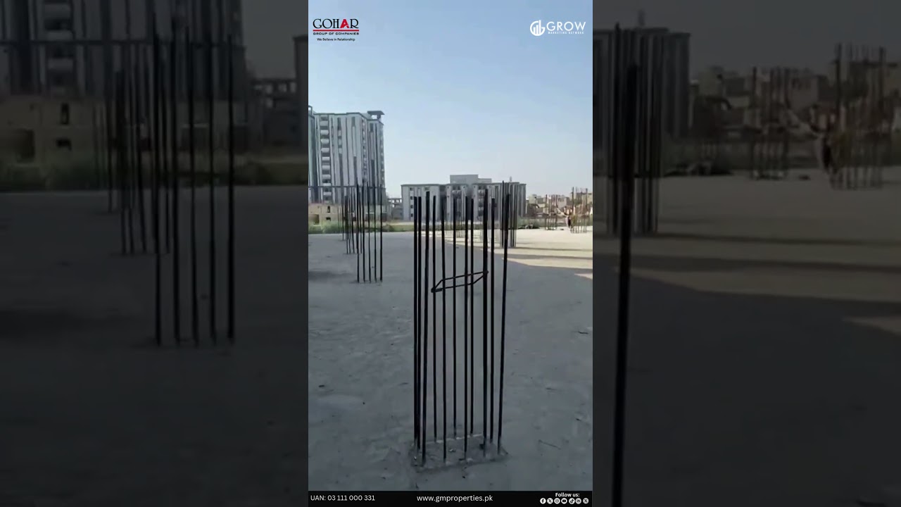 2, 3 and 4 Bedroom Apartments || Construction Update || Gohar Residencia & Shopping Mall || Karachi