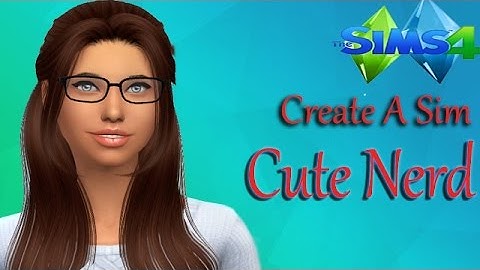 The Sims 4 Create A Sim Cute Nerd