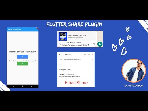 Flutter share plugin example - share on whatsapp flutter