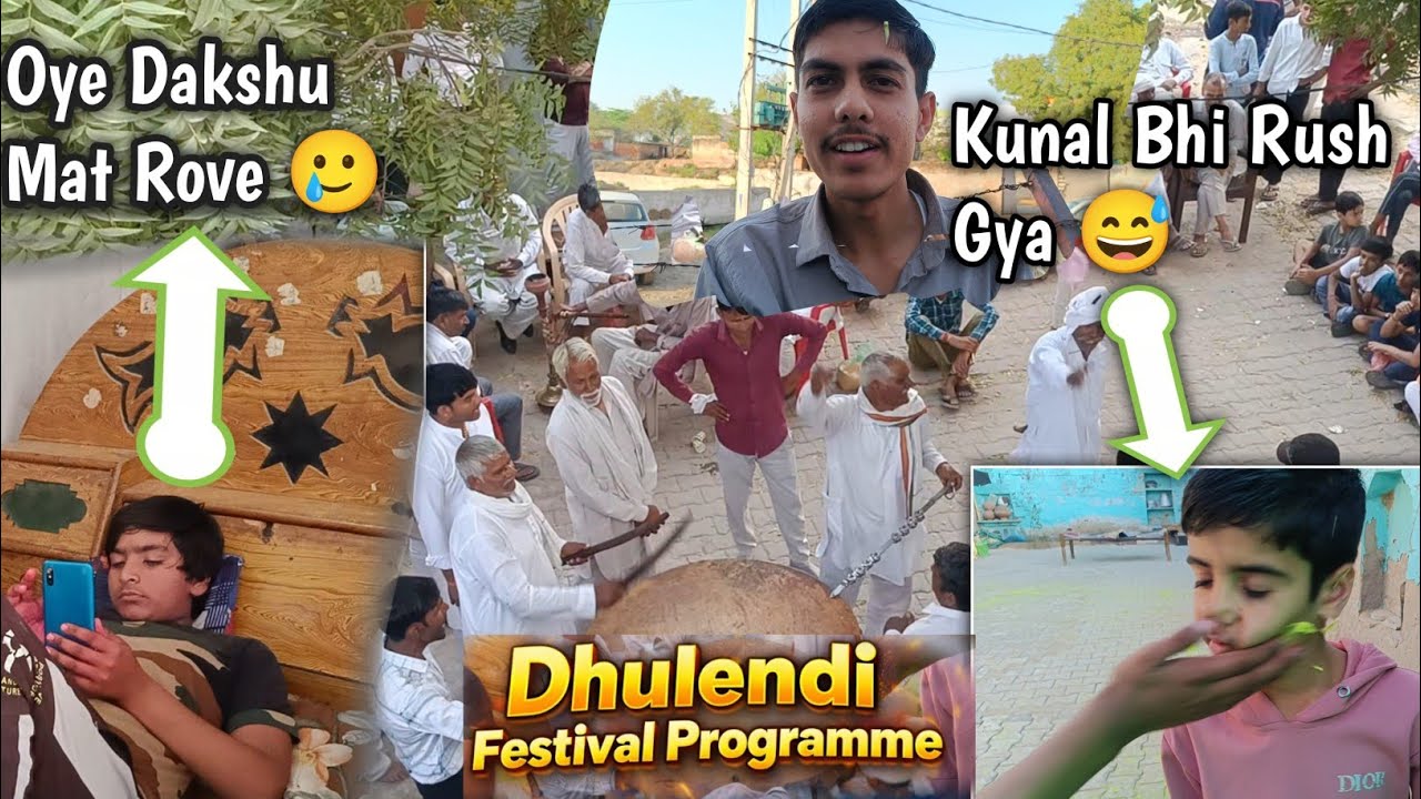 Dhulendi Festival Programme – 1 🎉 ||Vlog|| #chhawari999 #Holi