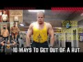 10 Ways To Get Out Of A Fitness Rut (TAKE ACTION)
