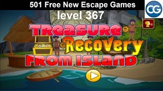 [Walkthrough] 501 Free New Escape Games level 367 - Treasure recovery from island - Complete Game screenshot 2