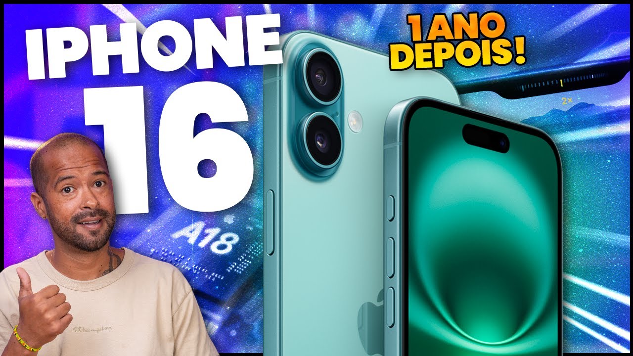 O IPHONE 16 ainda VALE a PENA um ANO DEPOIS?! ✅