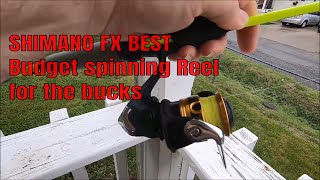 Review and testing on The SHIMANO FX 1000 why i think its the best budget ultralight spinning reel