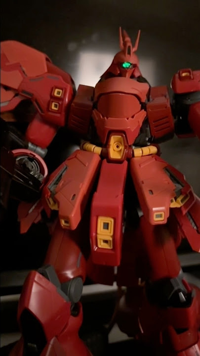 L-Base LED kit put into MG Sazabi Ver. Ka #gundam #nubkg #gunpla #led #custombuild #Lbase