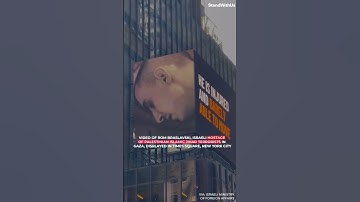Thumbnail of Times Square Screens Show Starved Israeli Hostage in Gaza 🎗️💔