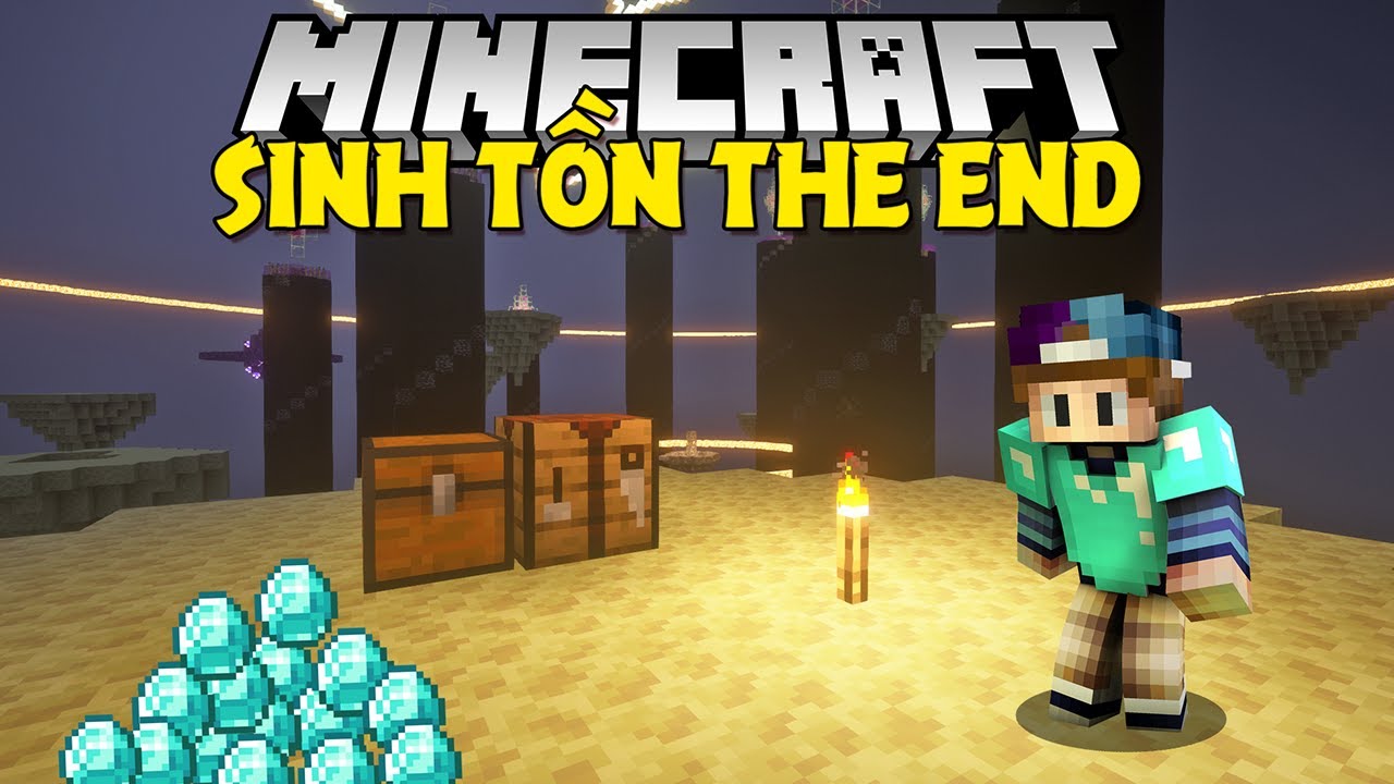 THỬ THÁCH SINH TỒN TRONG THE END MINECRAFT !! *THE END MÀ CŨNG CÓ ...
