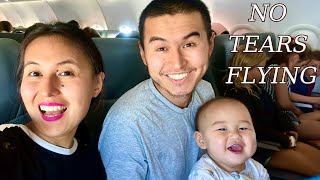 Flying with extremely active baby 11-month-old (Baby flight travel tips for parents to avoid tears)