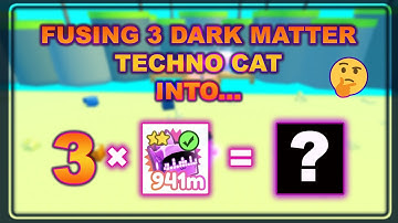 What Happens when you fuse 3 Dark Matter Techno Cats | Pet Simulator X  | Trade Plaza Update