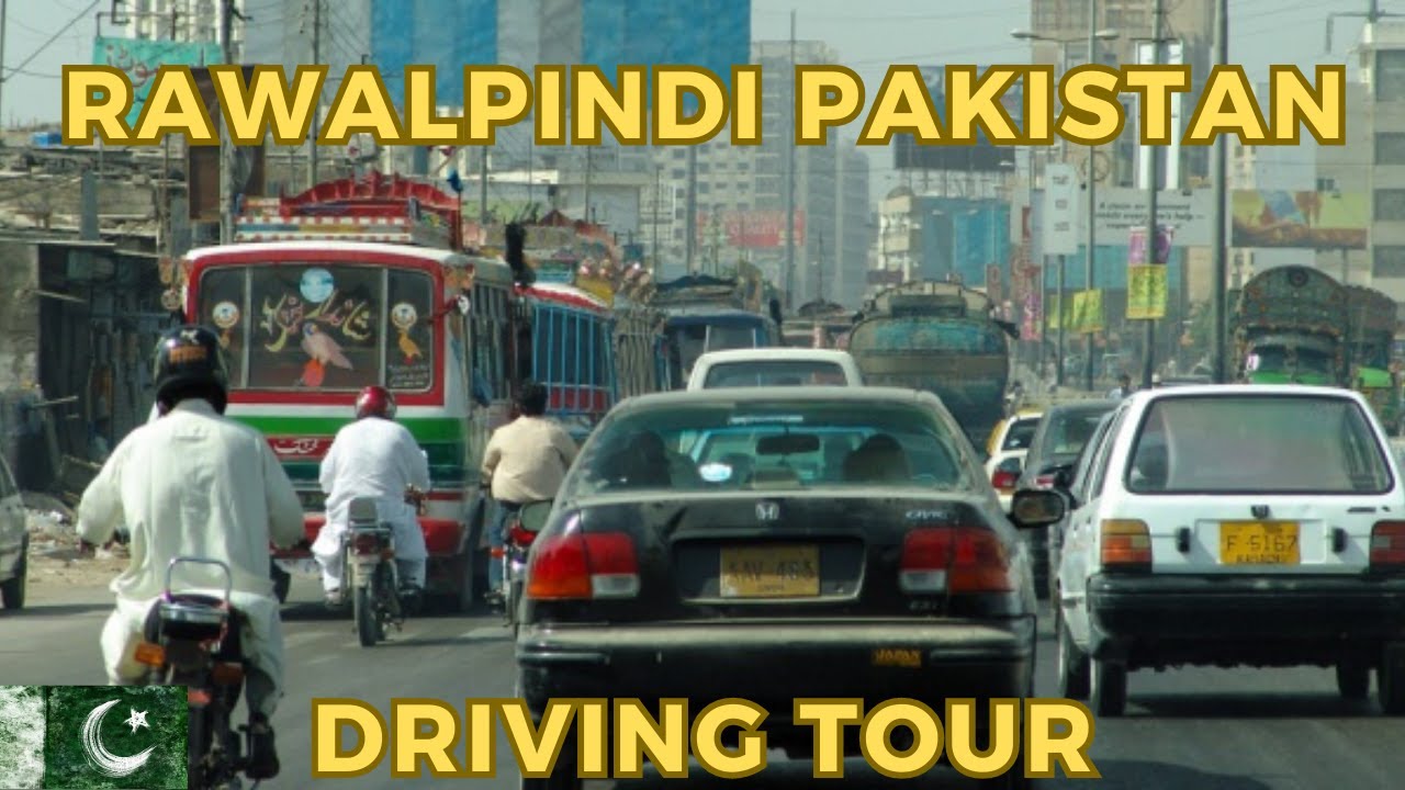 Pakistan Driving tour 4K | Driving in Rawalpindi - 4K 30FPS