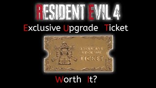 Is the Exclusive Upgrade Ticket DLC Worth It? | Resident Evil 4 Remake