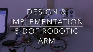 5-DOF Robotic Arm Prototype Video Demonstration