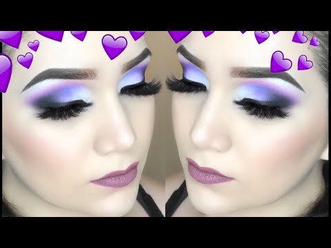 Video: El Morado Es El Color Principal De En Maquillaje