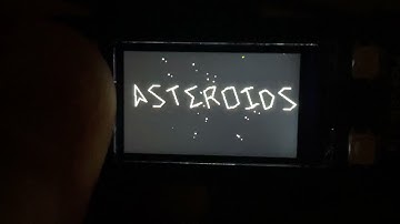 Pi Pico Asteroids with stars and scoring