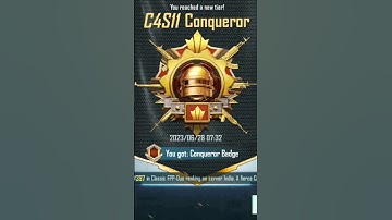 Finally I reached conquer in C4S11 in bgmi.#bgmi #conqueror #trendingshorts #krafton #bgmilovers