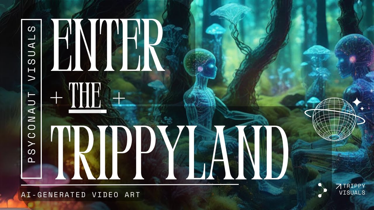 [4K UHD] Trippy AI Visuals | 1.5 hour of Psychedelic Trance Mix - YouTube