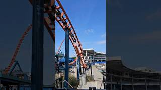 Icebreaker right into the brake run at Seaworld Orlando