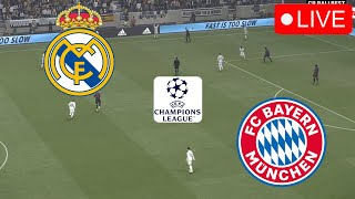 Predictions Real Madrid vs Bayern Munich🔴LIVE Rnd 2 UCL UEFA Champions League Video Game Simulation