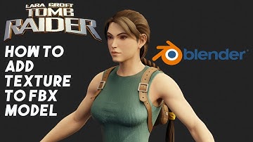 How to add texture to 3d fbx game model in blender tutorial